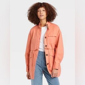 Universal Thread Women's Peach Utility Jacket